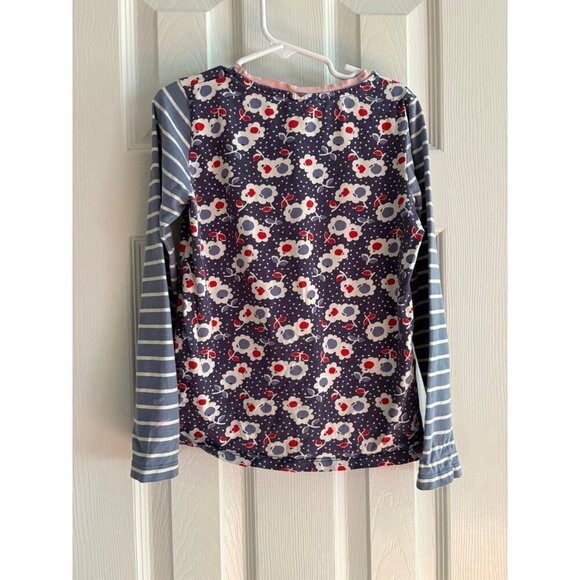 Mini Boden Shirt Floral Striped - Picture 2 of 5